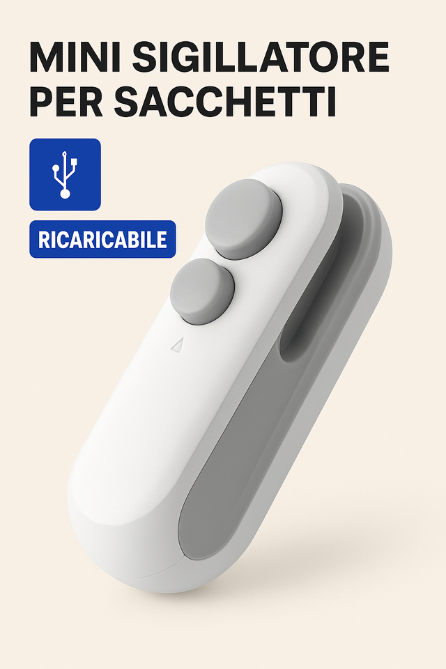 Sigilla Sacchetti in 3 Secondi